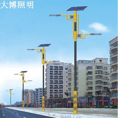 太陽能路燈雙臂特色中式民族風新農(nóng)村改造工程LED路燈廠家批發(fā)